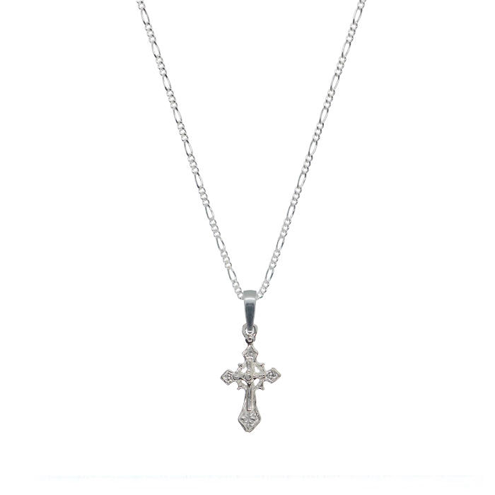 Lantisor argint personalizat cruciulita argint 4236FIG31320 Dras [1]