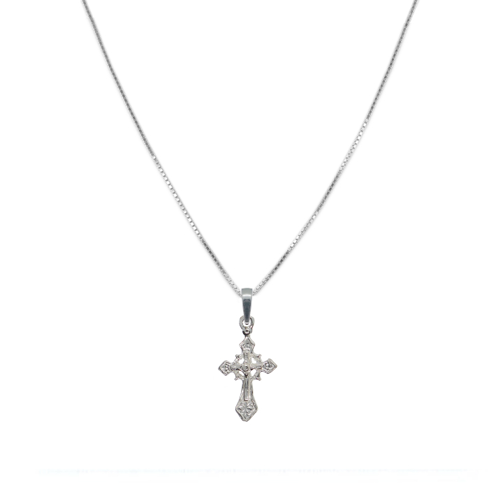 Lantisor argint personalizat cruciulita argint 4236VEN300 Dras [1]