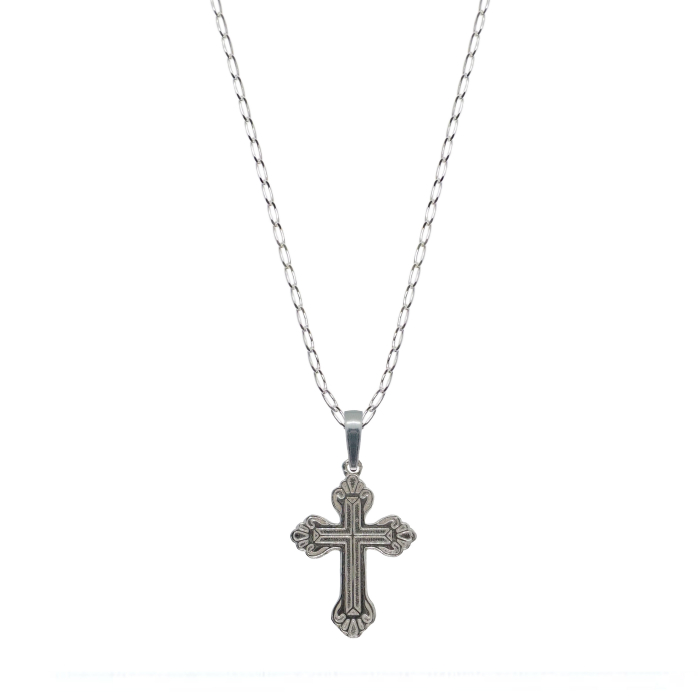 Lantisor argint personalizat cruciulita argint 4271FIG01315 Dras [1]