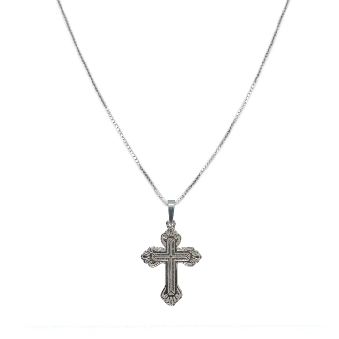 Lantisor argint personalizat cruciulita argint 4271VEN345 Dras [1]