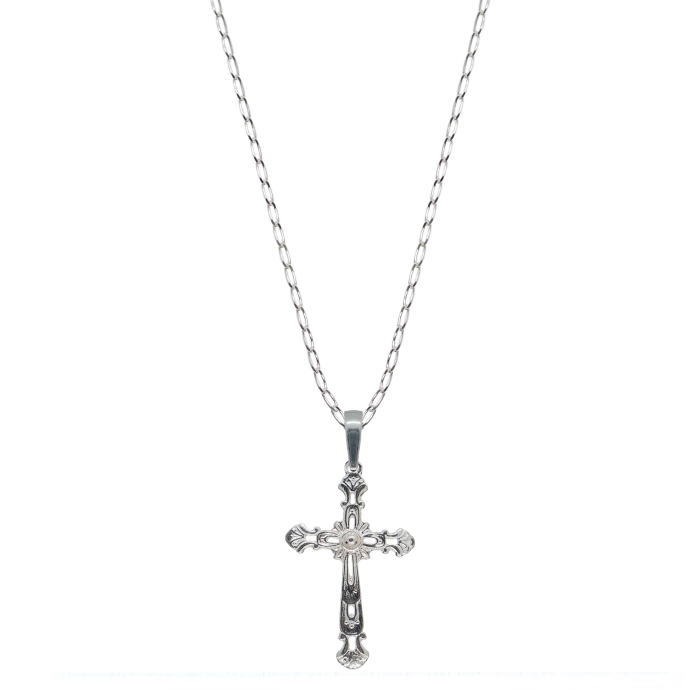Lantisor argint personalizat cruciulita argint 4274FIG01275 Dras [1]