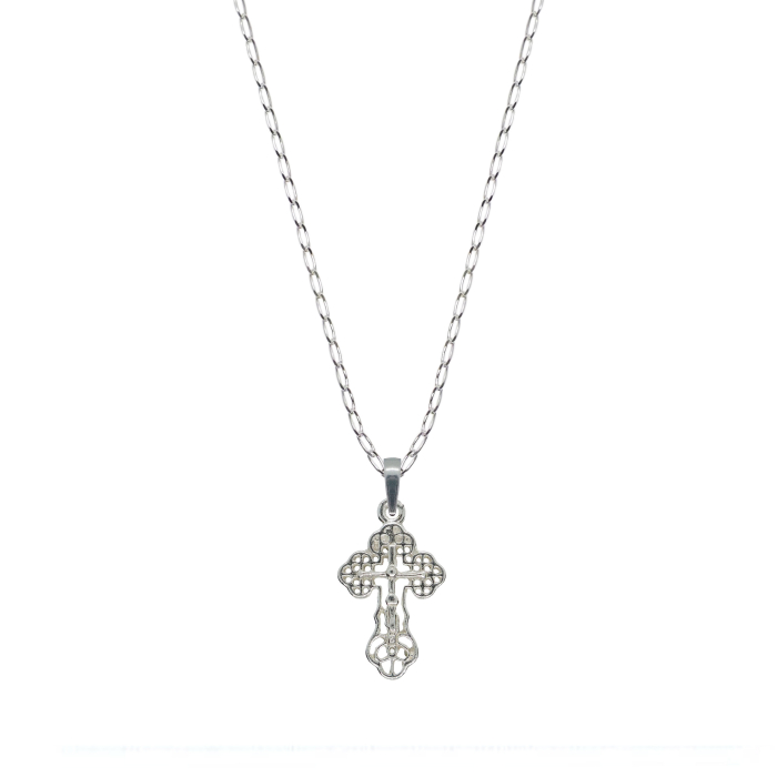 Lantisor argint personalizat cruciulita argint 4298FIG325 Dras [1]