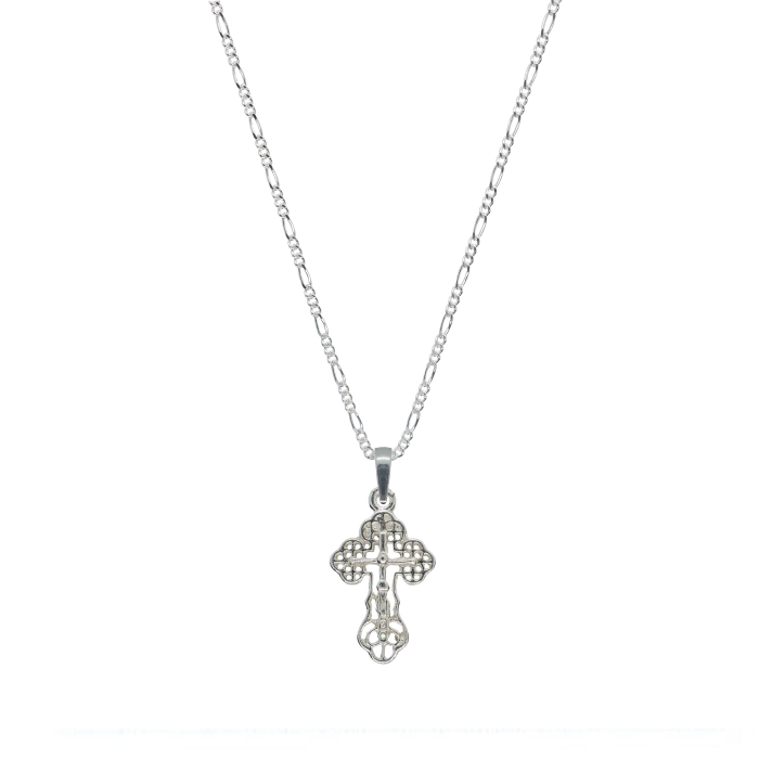 Lantisor argint personalizat cruciulita argint 4298FIG375 Dras [1]