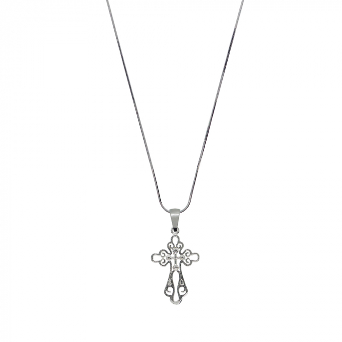 Lantisor argint personalizat cruciulita argint 4433SCHD490 Dras [1]