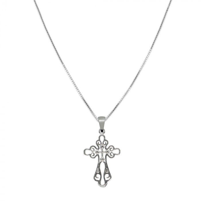 Lantisor argint personalizat cruciulita argint 4433VEN410 Dras [1]