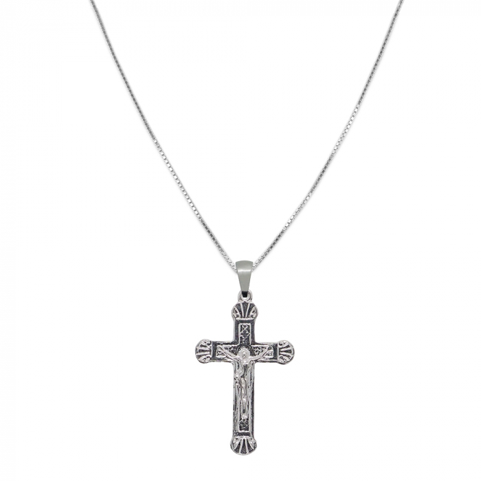 Lantisor argint personalizat cruciulita argint 4508VEN515 Dras [1]