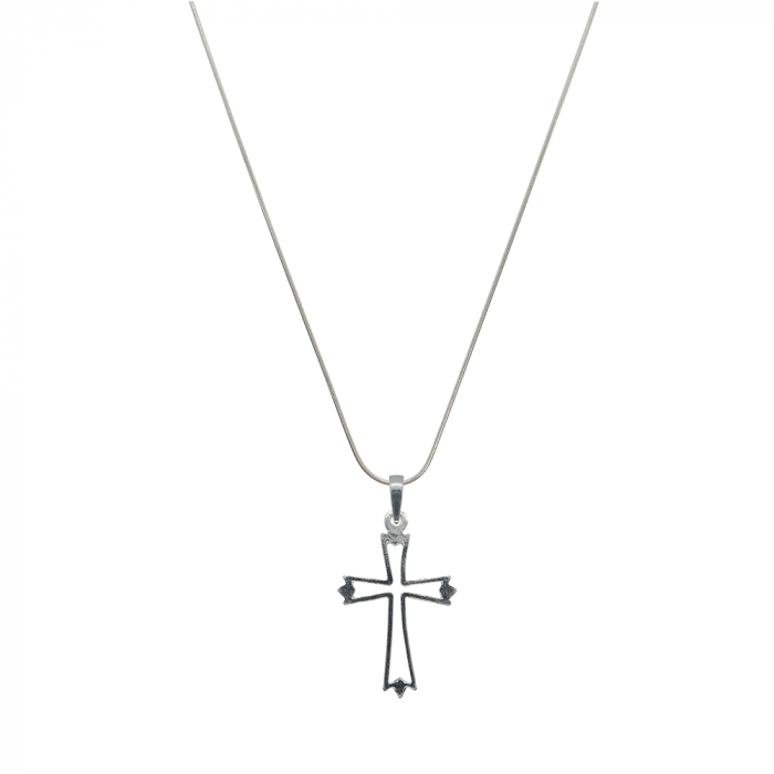 Lantisor argint personalizat cruciulita argint 4522SCH385 Dras [1]