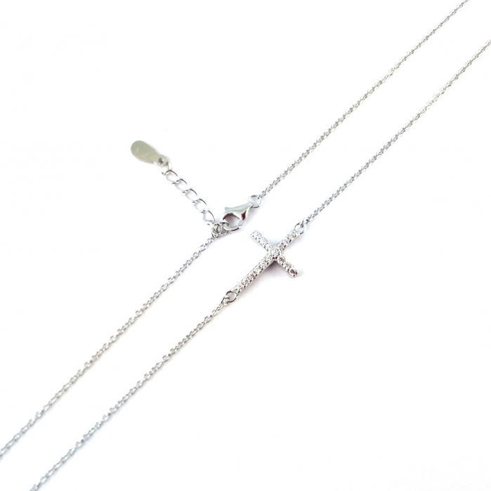 Lantisor argint personalizat cruciulita argint reglabil 8751255 Dras [1]