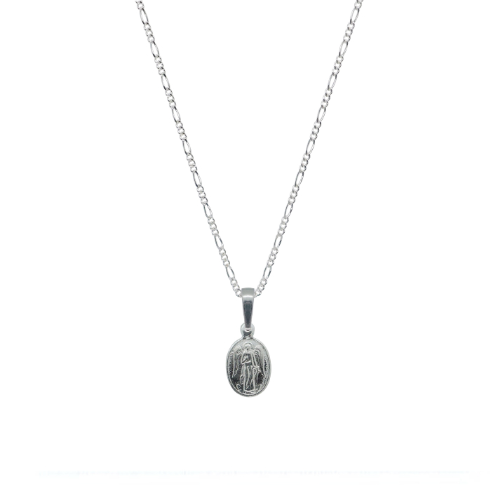 Lantisor argint personalizat medalion ingerul pazitor argint 4373FIG31330 Dras [1]