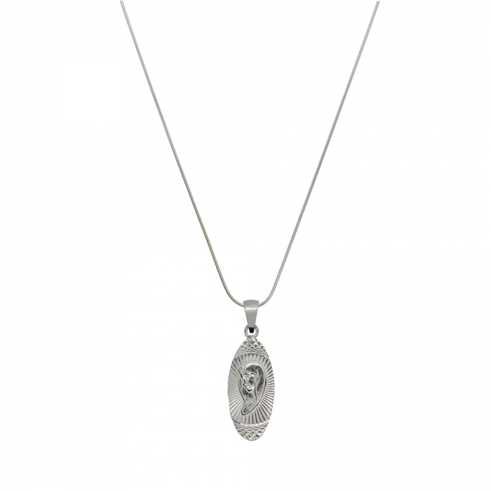 Lantisor argint personalizat medalion Maica Domnului argint 4241SCH535 Dras [1]