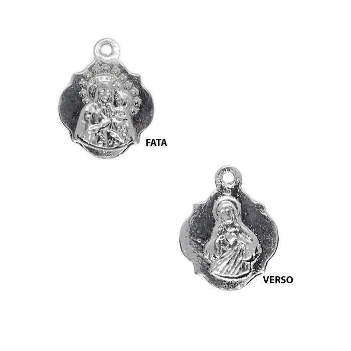 Lantisor argint personalizat medalion Maica Domnului pruncul Iisus argint 4483FIG31320 Dras [3]