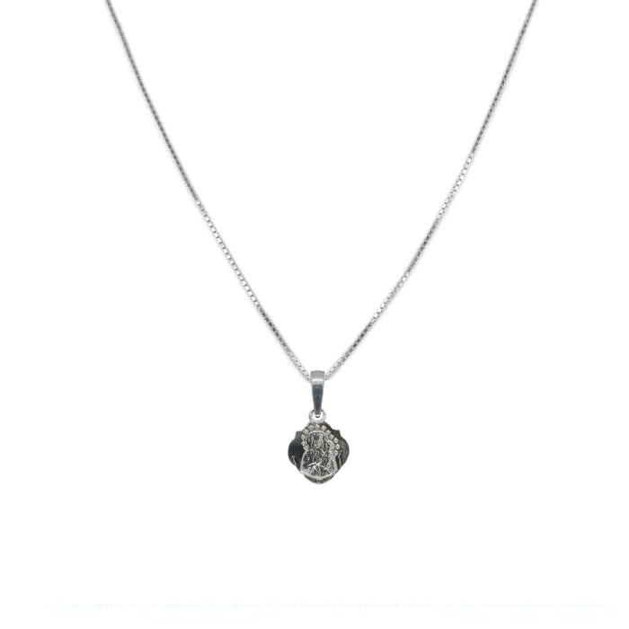 Lantisor argint personalizat medalion Maica Domnului pruncul Iisus argint 4483VEN300 Dras [1]