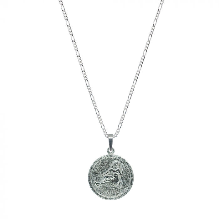 Lantisor argint personalizat medalion zodie Fecioara zodiac european argint 4202FIG560 Dras [1]