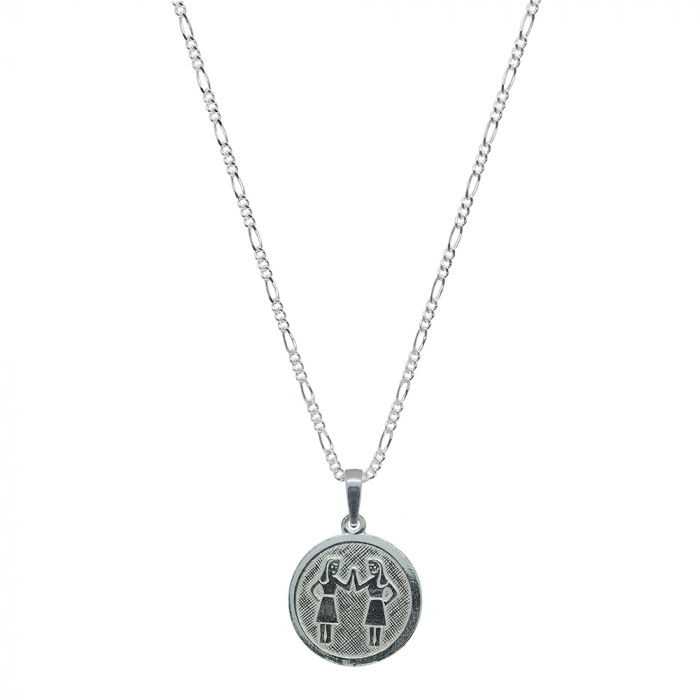 Lantisor argint personalizat medalion zodie Gemeni zodiac european argint 4201FIG420 Dras [1]