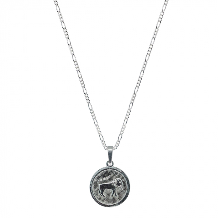 Lantisor argint personalizat medalion zodie Leu zodiac european argint 4201FIG460 Dras [1]
