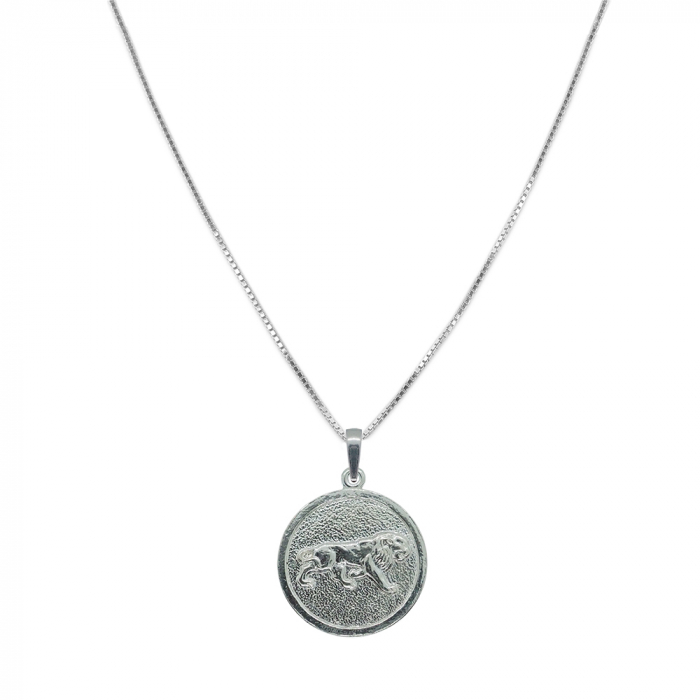Lantisor argint personalizat medalion zodie Leu zodiac european argint 4202VEN500 Dras [1]