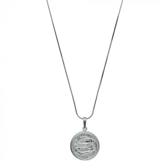 Lantisor argint personalizat medalion zodie Pesti zodiac european argint 4202SCHD580 Dras [1]