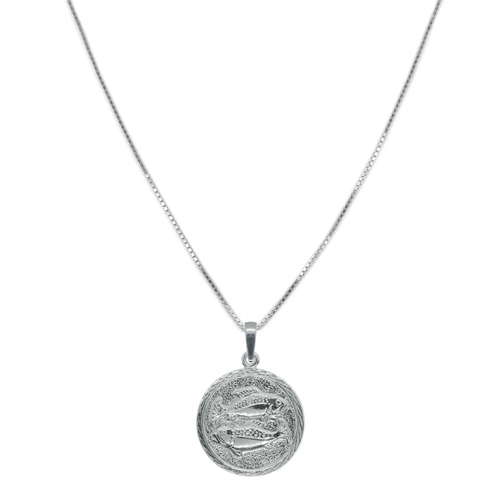 Lantisor argint personalizat medalion zodie Pesti zodiac european argint 4202VEN500 Dras [1]