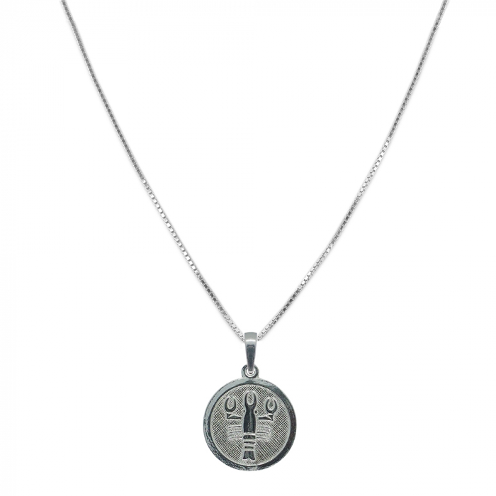 Lantisor argint personalizat medalion zodie Rac zodiac european argint 4201VEN450 Dras [1]