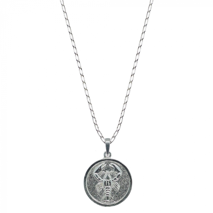 Lantisor argint personalizat medalion zodie Rac zodiac european argint 4202FIG470 Dras [1]