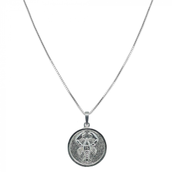 Lantisor argint personalizat medalion zodie Rac zodiac european argint 4202VEN550 Dras [1]