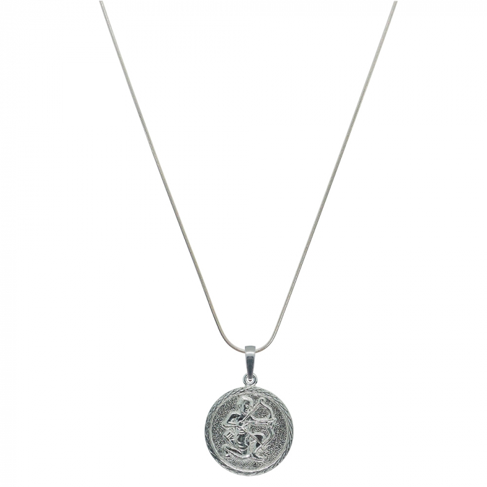 Lantisor argint personalizat medalion zodie Sagetator zodiac european argint 4202SCH580 Dras [1]