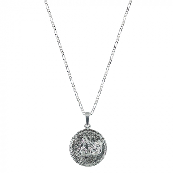 Lantisor argint personalizat medalion zodie Varsator zodiac european argint 4202FIG560 Dras [1]