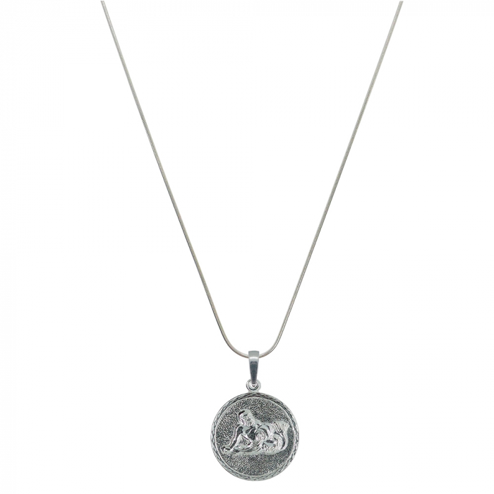Lantisor argint personalizat medalion zodie Varsator zodiac european argint 4202SCH580 Dras [1]