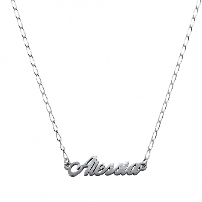 Lantisor argint personalizat nume Alessia argint 9461FIG01270 Dras [1]