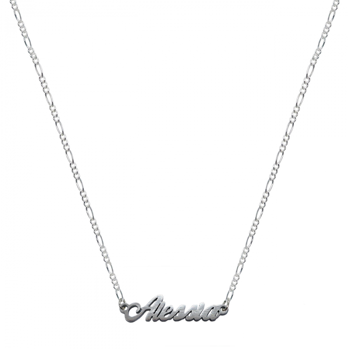 Lantisor argint personalizat nume Alessia argint 9461FIG31320 Dras [1]
