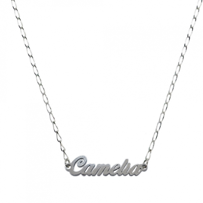 Lantisor argint personalizat nume Camelia argint 9442FIG01305 Dras [1]