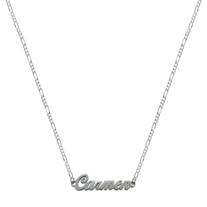Lantisor argint personalizat nume Carmen argint 9445FIG31320 Dras [1]