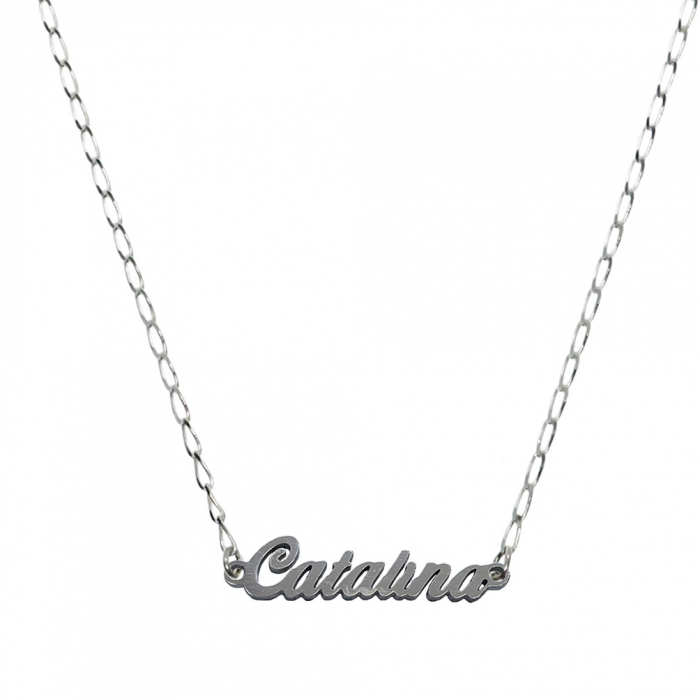 Lantisor argint personalizat nume Catalina argint 9462FIG01305 Dras [1]