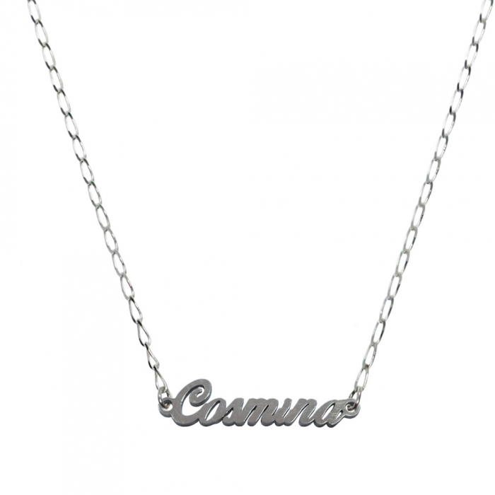 Lantisor argint personalizat nume Cosmina argint 9460FIG01270 Dras [1]