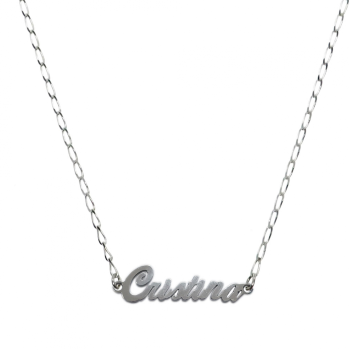 Lantisor argint personalizat nume Cristina argint 9446FIG01305 Dras [1]