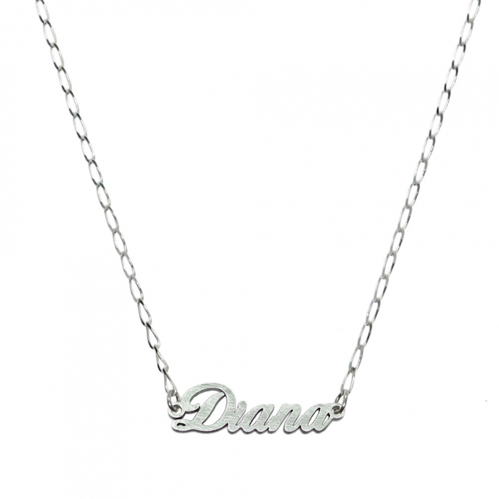 Lantisor argint personalizat nume Diana argint 9419FIG01305 Dras [1]