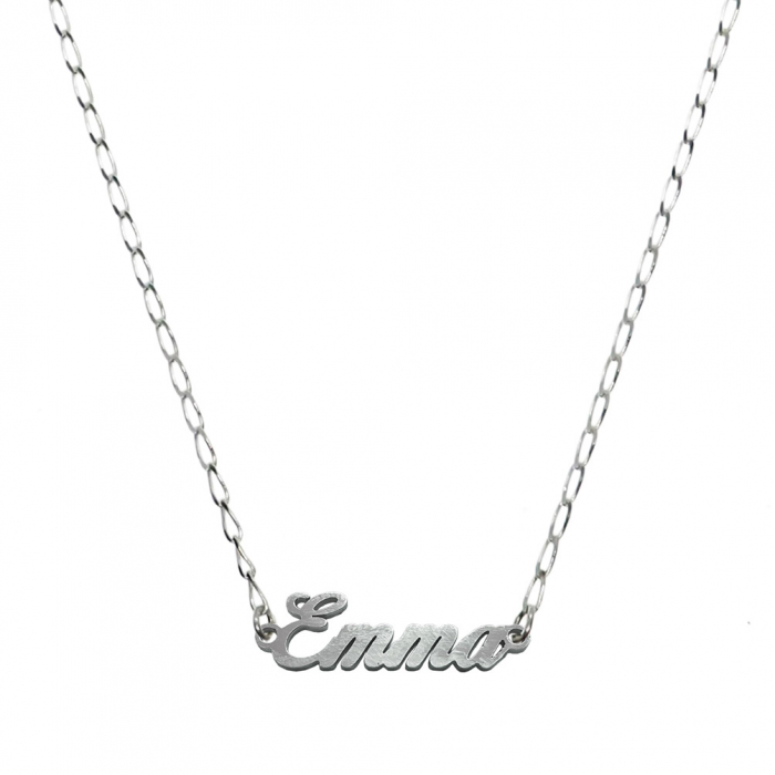 Lantisor argint personalizat nume Emma argint 9457FIG01305 Dras [1]
