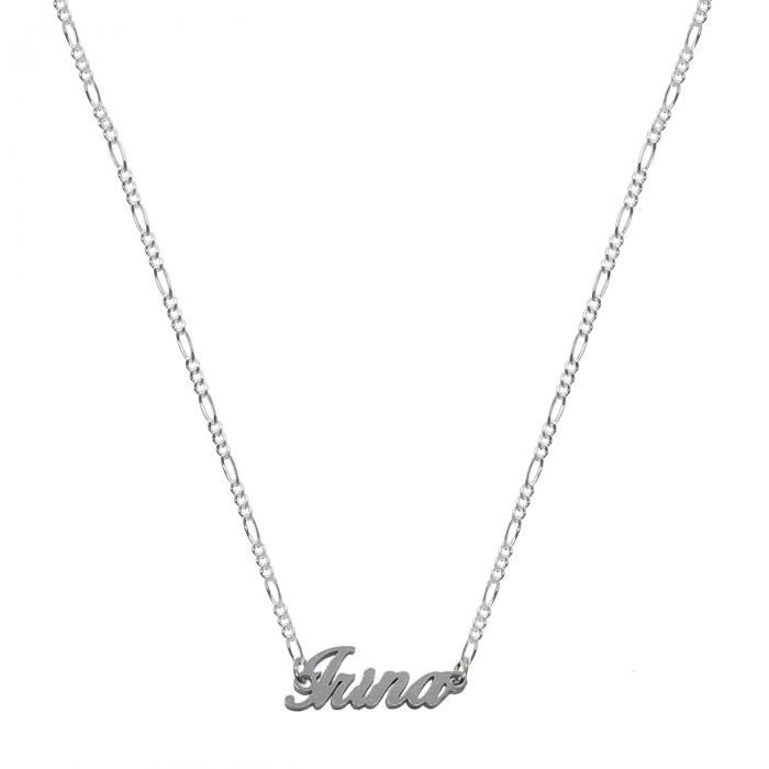 Lantisor argint personalizat nume Irina argint 9452FIG31320 Dras [1]