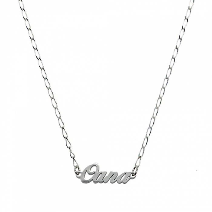 Lantisor argint personalizat nume Oana argint 9433FIG01305 Dras [1]