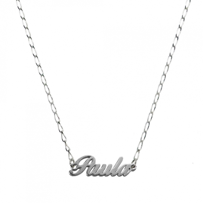 Lantisor argint personalizat nume Paula argint 9431FIG01305 Dras [1]