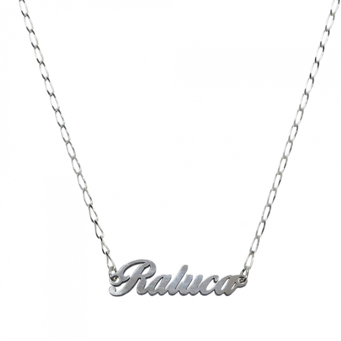 Lantisor argint personalizat nume Raluca argint 9441FIG01305 Dras [1]