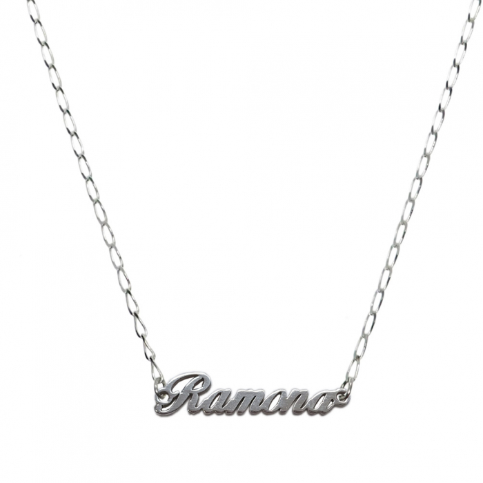 Lantisor argint personalizat nume Ramona argint 9423FIG01305 Dras [1]