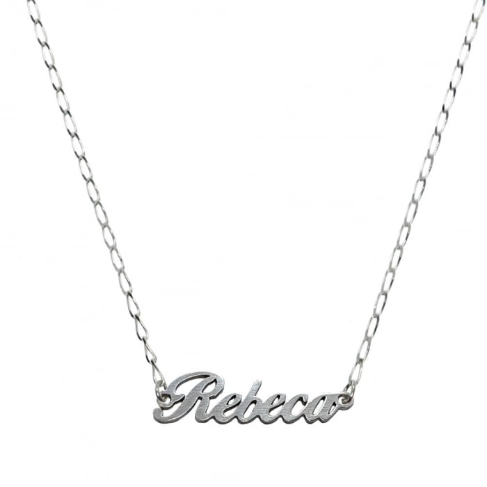 Lantisor argint personalizat nume Rebeca argint 9459FIG01305 Dras [1]