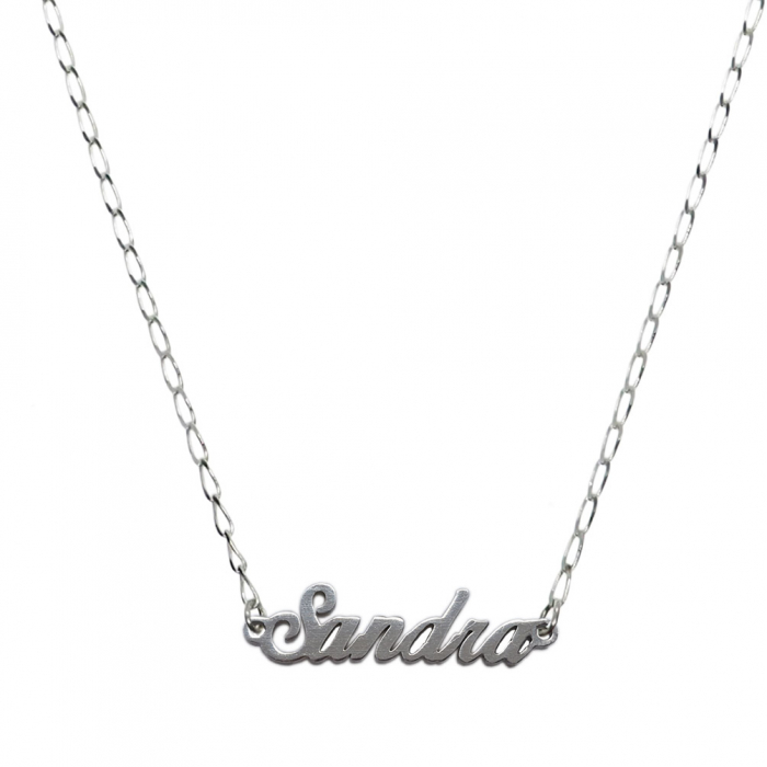 Lantisor argint personalizat nume Sandra argint 9425FIG01305 Dras [1]