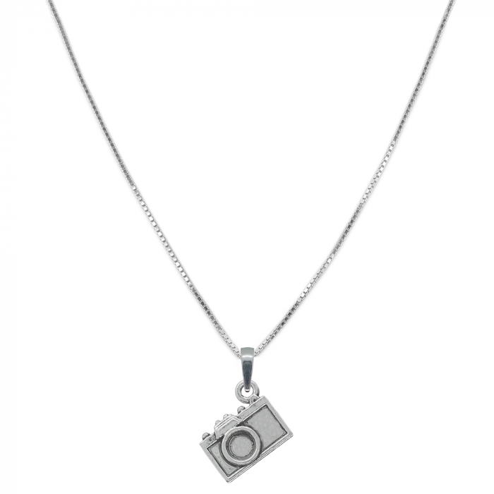 Lantisor argint personalizat pandantiv Aparat foto 6557VEN410 Dras [1]