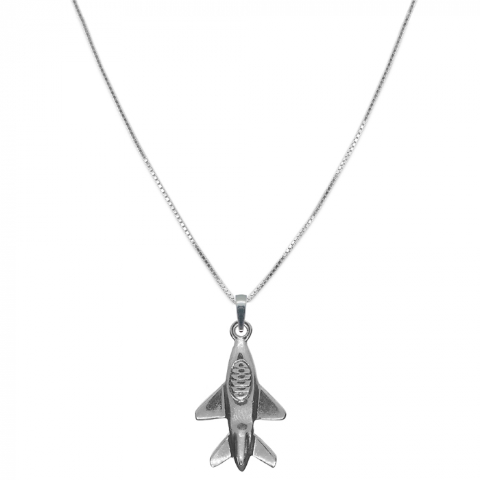 Lantisor argint personalizat pandantiv Avion 6500VEN810 Dras [1]