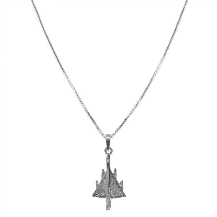 Lantisor argint personalizat pandantiv Avion MiG 8453VEN540 Dras [1]