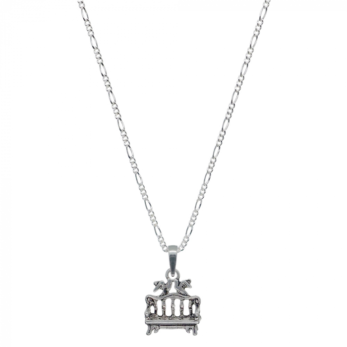 Lantisor argint personalizat pandantiv Bancuta porumbei 6978FIG31410 Dras [1]