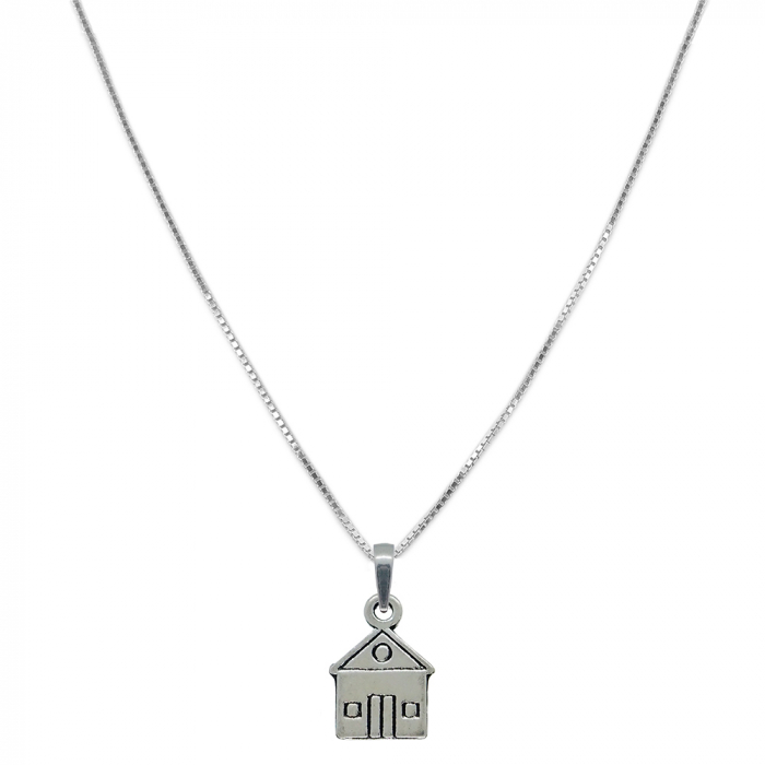 Lantisor argint personalizat pandantiv Casuta 9858VEN330 Dras [1]
