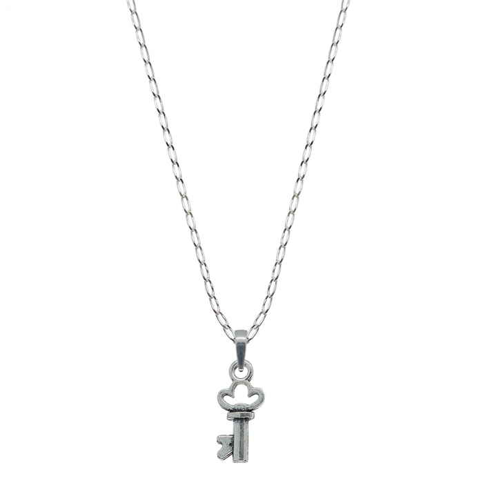 Lantisor argint personalizat pandantiv Cheie 9600FIG01270 Dras [1]